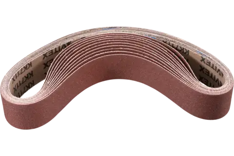 Bande abrasive à grain corindon BA 40x760 mm, A80 pour application universelle avec ponceuse à bande spéciale tube 1