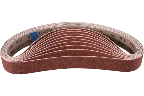 Aluminium oxide abrasive belt BA 40x820 mm A40 for general use with a pipe belt grinder 1