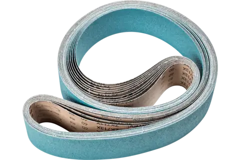Zirkon abrasive belt BA 75x2500mm Z60 for high stock removal with a belt grinder 1