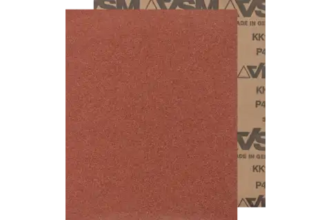 cloth-backed abrasive sheet aluminium oxide 230x280mm BG BR A40 for steel with heavy-duty use 1