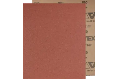 cloth-backed abrasive sheet aluminium oxide 230x280mm BG BR A80 for steel with heavy-duty use 1