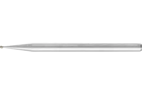 CBN-Schleifstift Kugel Ø 1,0mm Schaft-Ø 3 mm B126 (mittel) zum Gravieren und Entgraten 1