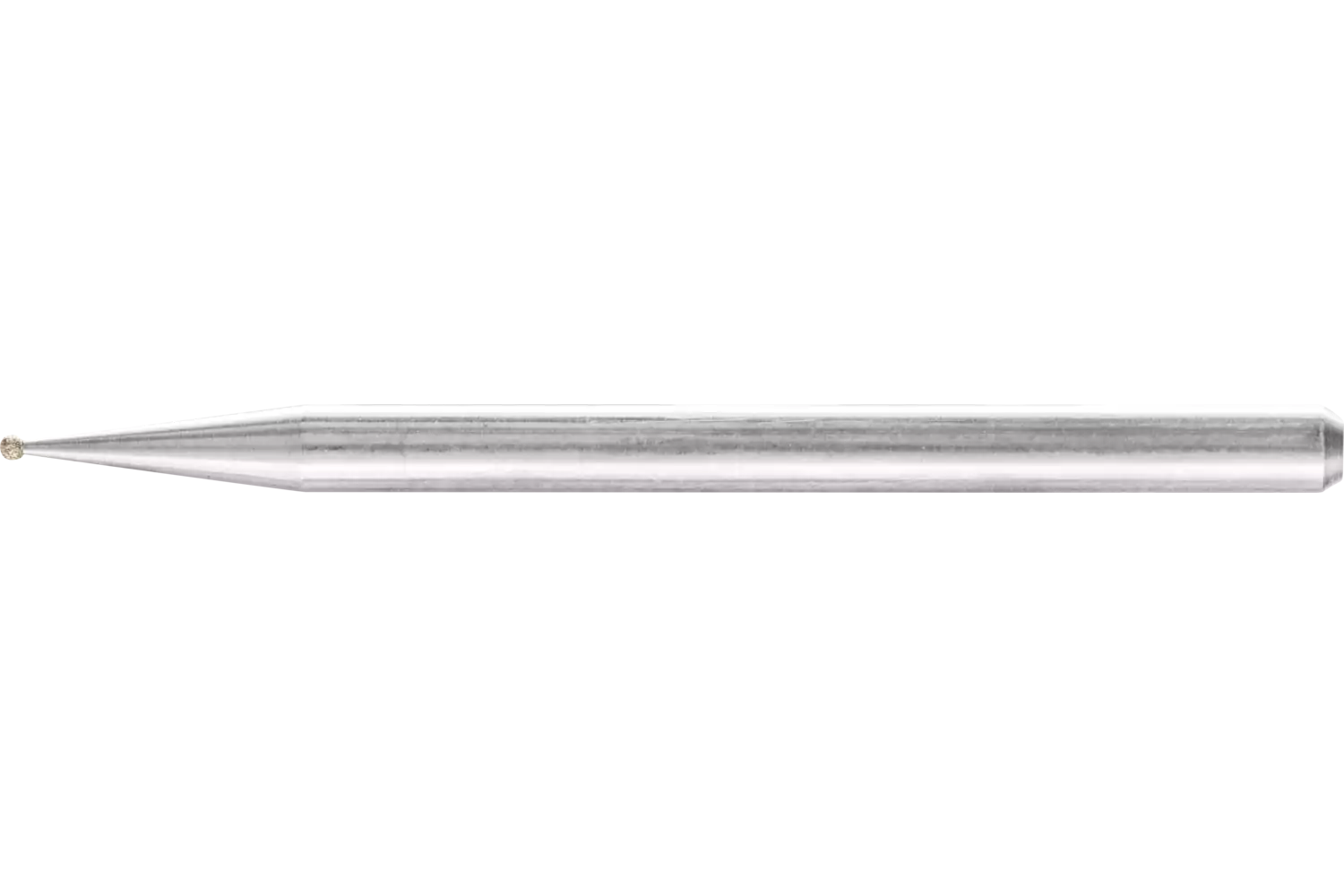 Mola abrasiva in CBN sfera Ø 1,0 mm gambo Ø 3 mm B64 (fine) per incisione e sbavatura 1