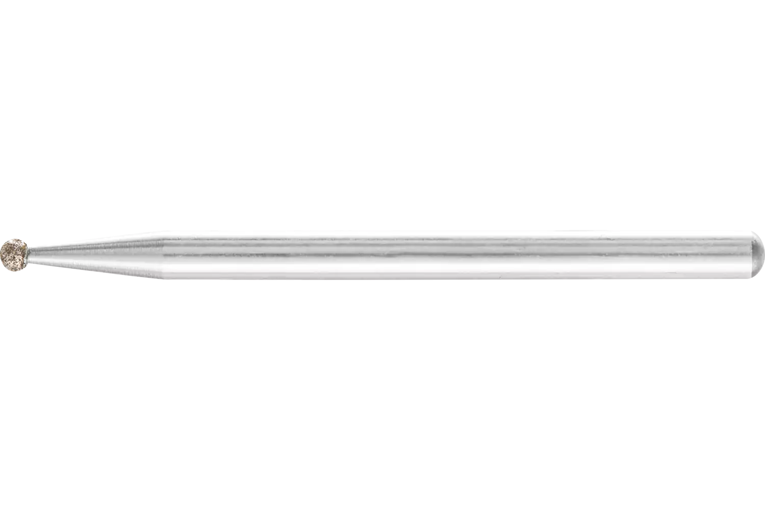 Mola abrasiva in CBN sfera Ø 2,0 mm gambo Ø 3 mm B126 (media) per incisione e sbavatura 1