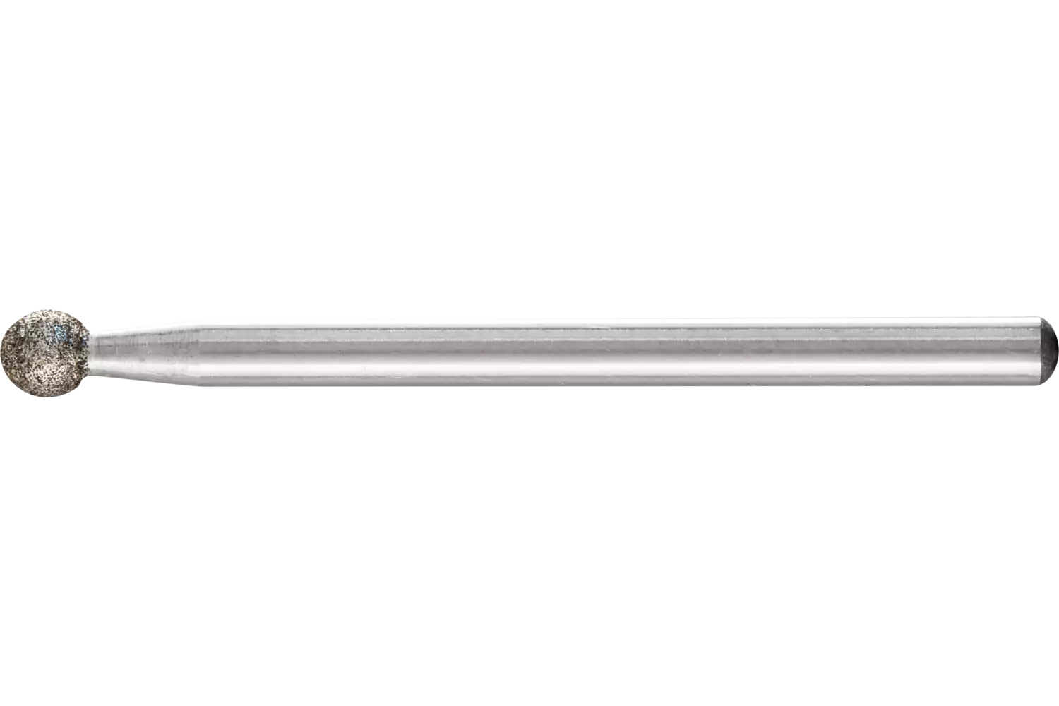Mola abrasiva in CBN sfera Ø 4,0 mm gambo Ø 3 mm B126 (media) per incisione e sbavatura 1