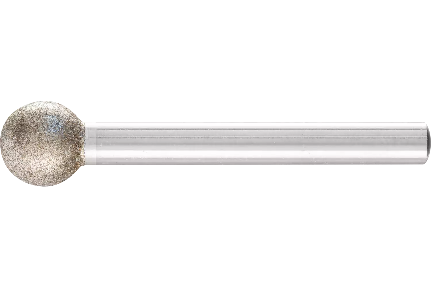 Mola abrasiva in CBN sfera Ø 12,0 mm gambo Ø 6 mm B126 (media) per incisione e sbavatura 1