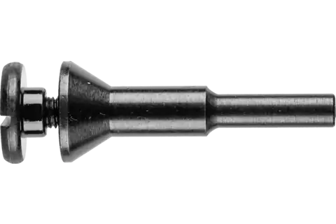 Die Grinder Cut-off Wheel Mandrel, 1/4" shank, 3/8" arbor, 1" flange 1