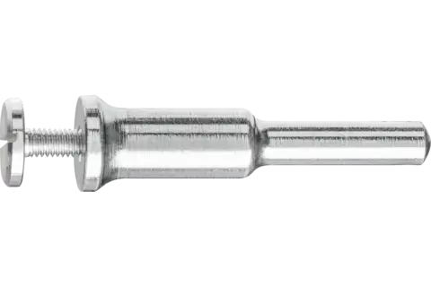 Arbor for grinding tools with hole dia. 4 mm clamping range 0-10 mm shank dia. 6 mm 1