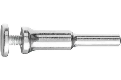 Arbor for grinding tools with hole dia. 5 mm clamping range 0-10 mm shank dia. 6 mm 1