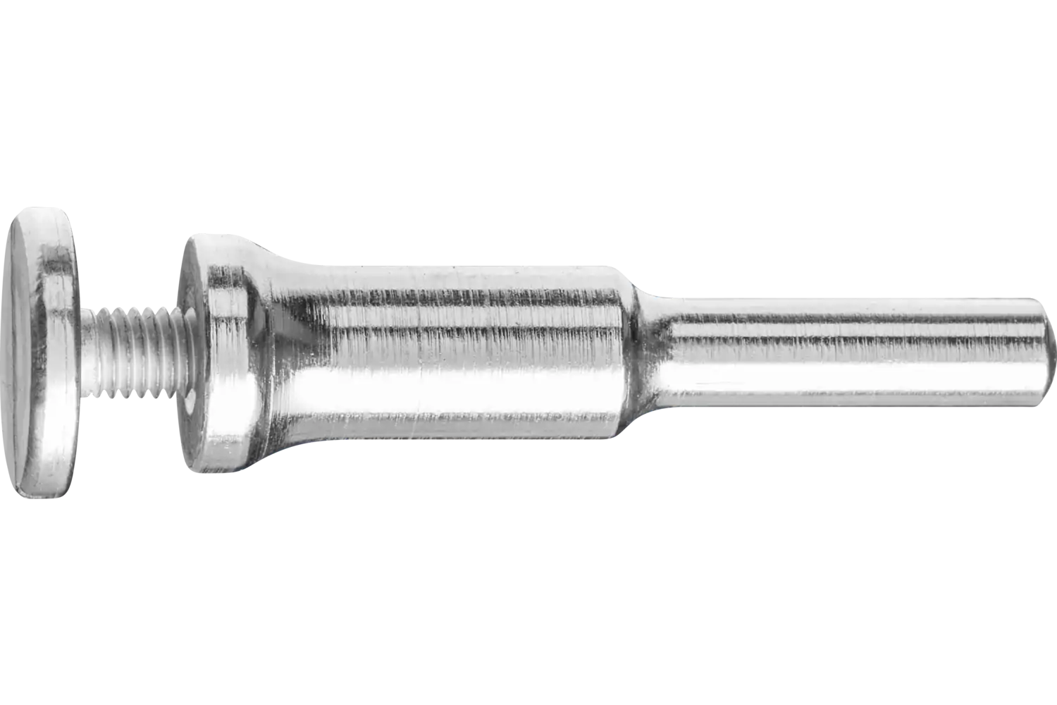 Perno di bloccaggio per utensili abrasivi con foro Ø 5 mm, zona di bloccaggio 0-10 mm, gambo Ø 6 mm 1