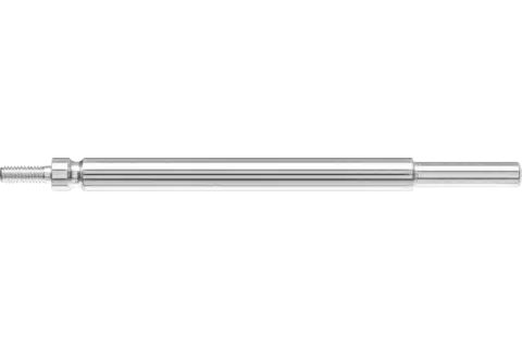 Perno di bloccaggio per stelle abrasive POLINOX, gambo Ø 6 mm, lunghezza gambo 125 mm 1