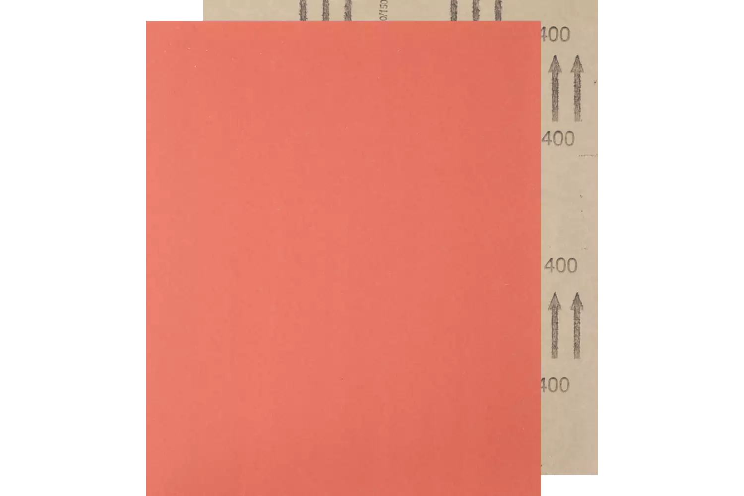 Feuille abrasive papier corindon 230x280 mm, BP A400, universel pour bois, peinture et vernis 1