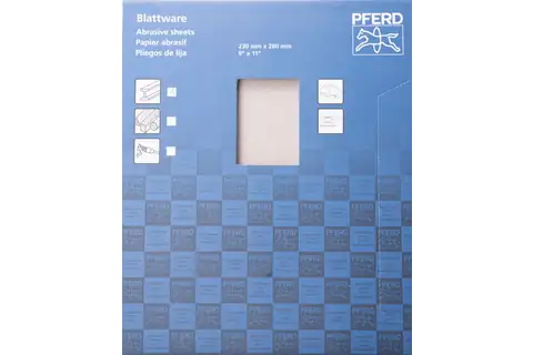 Universal paper-backed abrasive sheet aluminium oxide 230x280 mm BP ECO AC A240 with non-stick coating 3