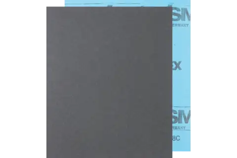 Paper Backed Abrasive Sheet, 9" x 11, Water Resistant, 150 Grit, Silicon carbide 1