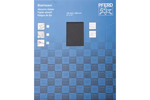 Waterproof paper-backed abrasive sheet 230x280 mm BP-W ECO PAINT SiC100 for working on paint 3