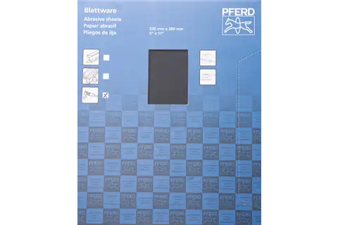 Waterproof paper-backed abrasive sheet 230x280 mm BP-W ECO PAINT SiC400 for working on paint 3