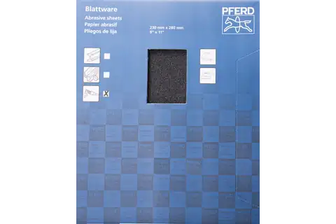 Waterproof paper-backed abrasive sheet 230x280 mm BP-W ECO PAINT SiC60 for working on paint 3