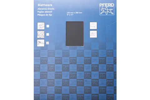 Waterproof paper-backed abrasive sheet 230x280 mm BP-W ECO PAINT SiC800 for working on paint 3