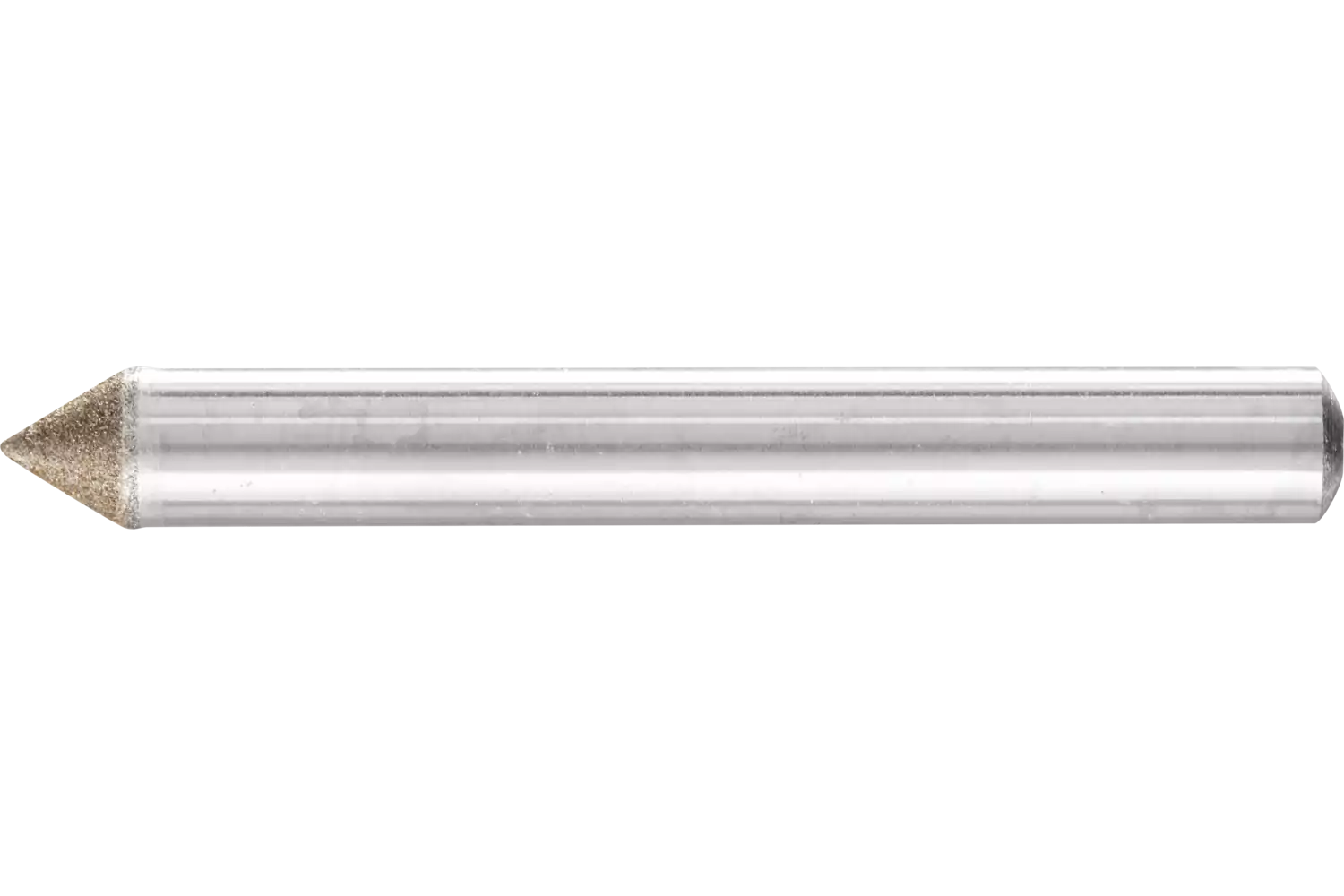 Meule sur tige CBN, conique à bout pointu Ø 6x60°, tige Ø 6 mm B64 (fine) pour chanfreinage/ébavurage/enfonçage 1