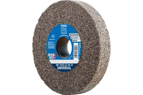 Bench grinding wheel dia. 150x25 mm centre hole dia. 32 mm A24 for general grinding work 1