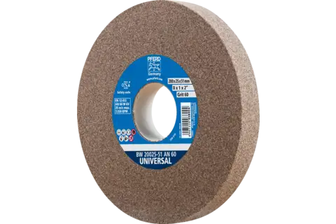 Bench grinding wheel dia. 200x25 mm centre hole dia. 51 mm A60 for general grinding work 1