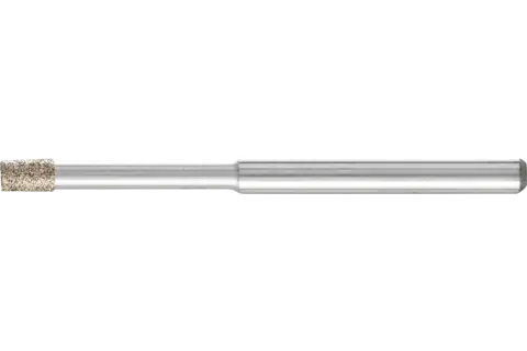 Mola abrasiva in CBN cil. Ø 2,6 mm gambo Ø 3 mm B126 (media) per la rettifica di fori/raggi 1