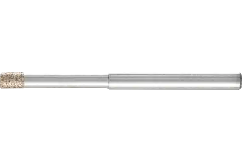 Mola abrasiva in CBN cil. Ø 2,8 mm gambo Ø 3 mm B126 (media) per la rettifica di fori/raggi 1