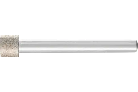 CBN-Schleifstift Zyl. Ø 10,0mm Schaft-Ø 6 mm B126 (mit.) zum Schleifen von Bohrungen/Radien 1