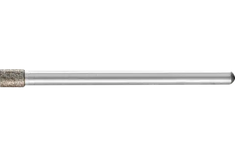 Mola abrasiva in CBN cil. Ø 4,0 mm gambo Ø 3 mm B126 (media) per la rettifica di fori/raggi 1