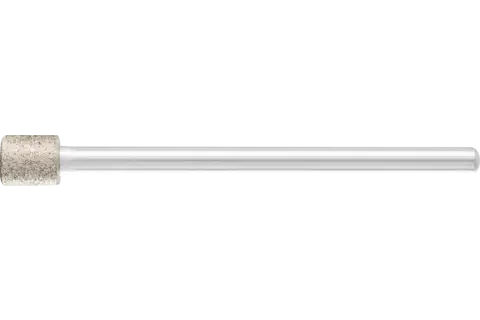 Mola abrasiva in CBN cil. Ø 5,5 mm gambo Ø 3 mm B126 (media) per la rettifica di fori/raggi 1