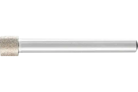 CBN-Schleifstift Zyl. Ø 9,0mm Schaft-Ø 6 mm B126 (mit.) zum Schleifen von Bohrungen/Radien 1