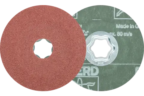 Disque en fibres à grain corindon COMBICLICK Ø 100 mm A50 pour applications universelles 1