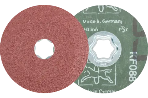 Genel kullanım için COMBICLICK alüminyum oksit fiber disk çap 100mm A60 1