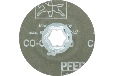 Disque en fibres à grain céramique COMBICLICK Ø 100 mm CO-COOL50 pour acier inoxydable 3