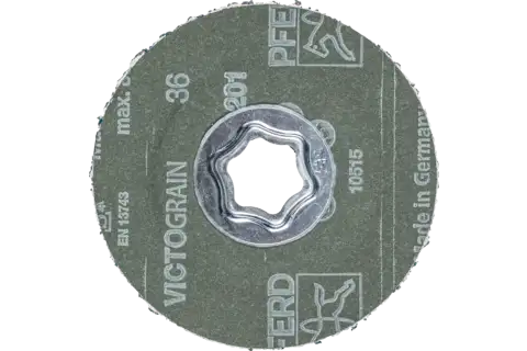 Disco in fibra COMBICLICK Ø 100 mm VICTOGRAIN 36 massime prestazioni su acciaio 3