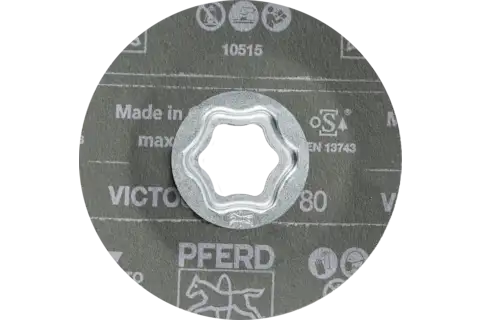 COMBICLICK fibre disc dia. 100 mm VICTOGRAIN-COOL80 for steel and stainless steel 3