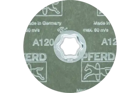 COMBICLICK aluminium oxide fibre disc dia. 115 mm A120 for general use 3