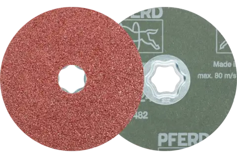 COMBICLICK aluminium oxide fibre disc dia. 115 mm A24 for general use 1