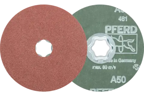 COMBICLICK aluminium oxide fibre disc dia. 115 mm A50 for general use 1