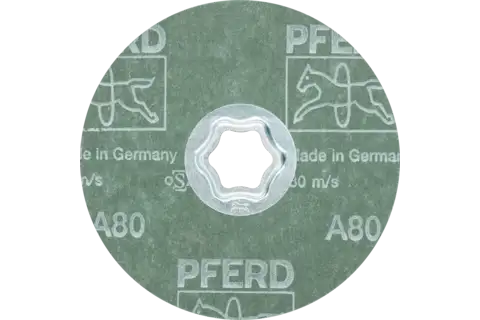 COMBICLICK aluminium oxide fibre disc dia. 115 mm A80 for general use 3