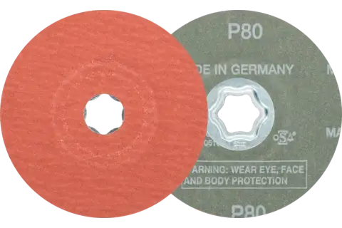 COMBICLICK aluminium oxide fibre disc dia. 115 mm A-COOL80 for stainless steel 1