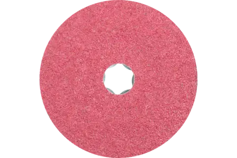 COMBICLICK ceramic oxide grain fibre disc dia. 115 mm CO36 for high stock removal on steel 2