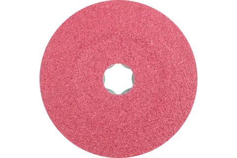 COMBICLICK ceramic oxide grain fibre disc dia. 115 mm CO50 for high stock removal on steel 2