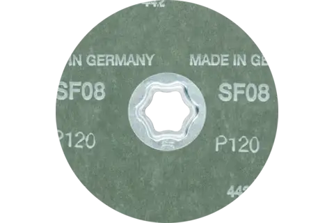 Disco in fibra granulo SiC COMBICLICK Ø 115 mm SIC120 per metalli non ferrosi duri 3
