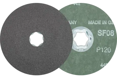 COMBICLICK SiC-fiberschijf Ø 115 mm SIC120 voor harde non-ferrometalen 1