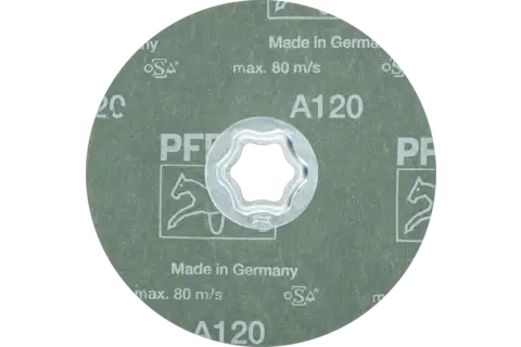 Genel kullanım için COMBICLICK alüminyum oksit fiber disk çap 125 mm A120 (10) 3