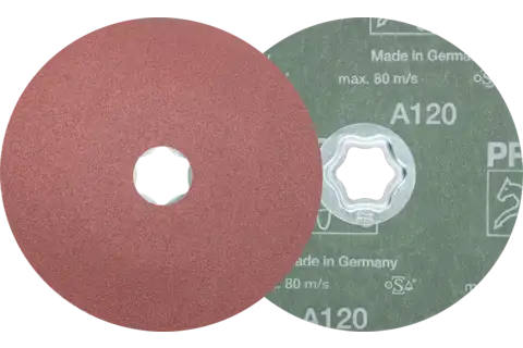 COMBICLICK korund-fiberschijf Ø 125 mm A120 voor universele toepassingen (10) 1
