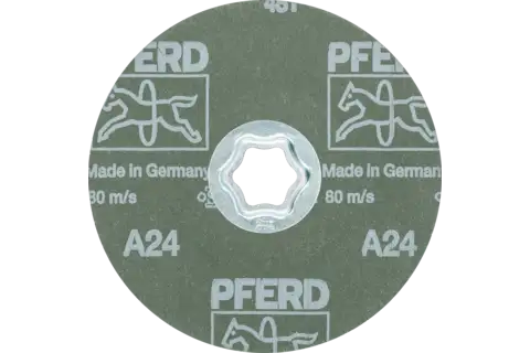 COMBICLICK aluminium oxide fibre disc dia. 125 mm A24 for general use 3