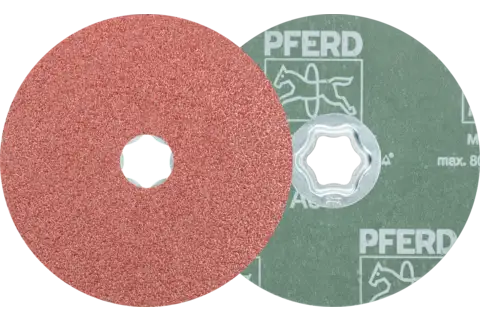COMBICLICK aluminium oxide fibre disc dia. 125 mm A36 for general use (10) 1