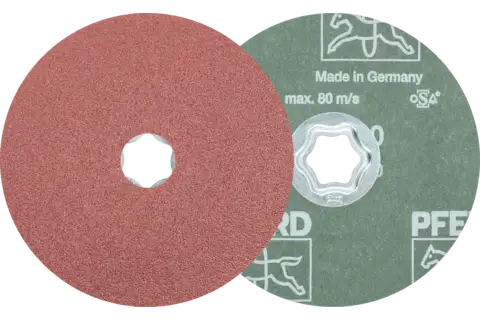 Genel kullanım için COMBICLICK alüminyum oksit fiber disk çap 125 mm A60 (10) 1